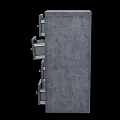 Gray Office File Cabinet With Multiple Drawers For Storage Furniture