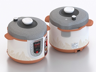 Rice Cooker Electric Cooker Pressure Cooker Steamer Air Fryer Kitchen Appliances Rice Spoon 3d model