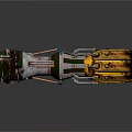 INDUSTRIAL LOFT ENGINE JET ENGINE RACING ENGINE RACING ENGINE 3d model