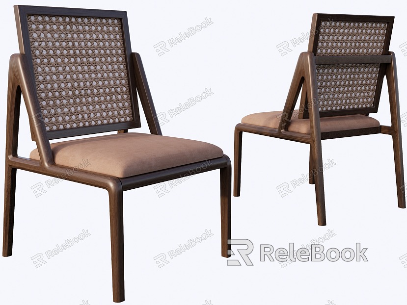 New Chinese Dining Chair Single Chair model