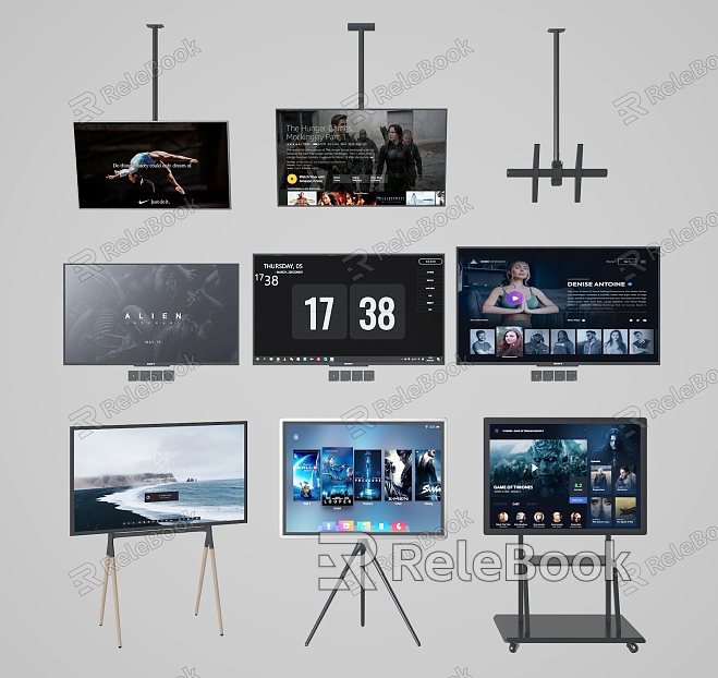 TV TV frame TV advertising screen TV screen model