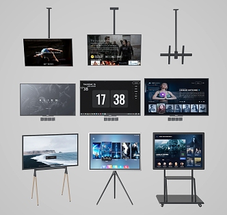 TV frame TV advertising screen TV screen 3d model