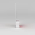 Red And White Inflatable Model With Circular Patterns And Vertical Panel Design