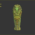 Mummy Mummy Warrior King Mummy Totem Original Totem Logo Outdoor Items 3d model