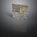 Natural Stone Samples With Different Textures And Patterns For Interior Design