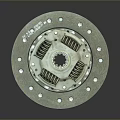 Clutch Disc Component With Metal Plate Springs And Friction Surface Holes