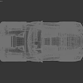 High Performance Race Car With Aerodynamic Design And Rear Spoiler From Multiple Angles