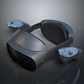 Advanced VR Headset With Wireless Controllers For Immersive Virtual Reality Experience