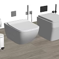 Smart toilet 3d model