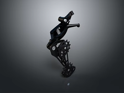 Modern Black Metal Industrial Lighting Combination With Sleek Geometric Design And Metal Frames 3d model