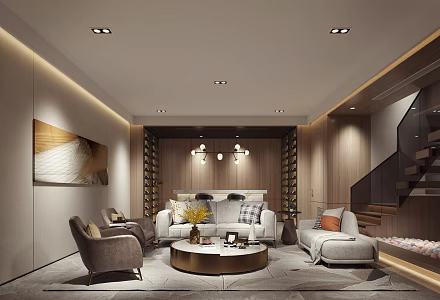 Villa Wine Tasting Room 3d model