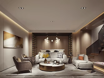 Villa Wine Tasting Room 3d model