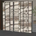 New Chinese-style screen partition screen 3d model