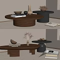 Modern coffee table 3d model