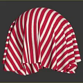 Red And White Striped Flowy A Line Dress For Casual Fashion Look