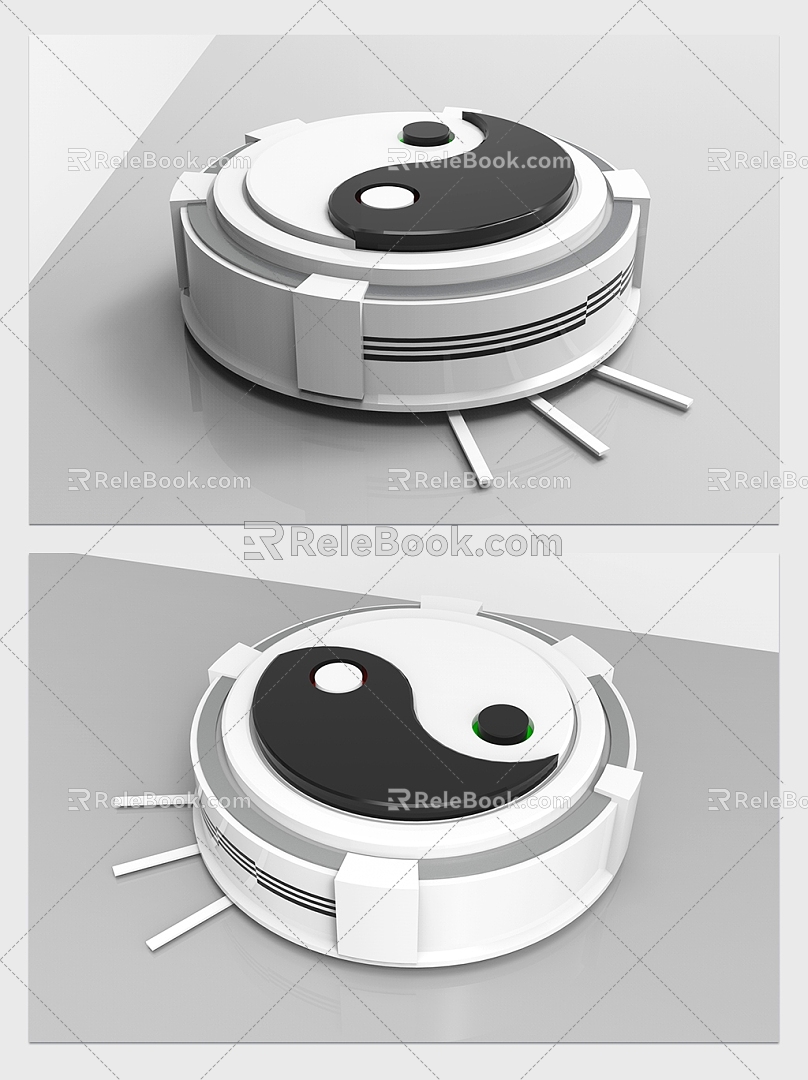 Modern sweeping robot Tai Chi sweeping robot model