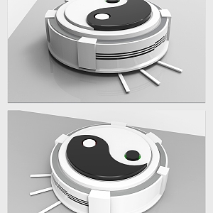 Modern sweeping robot Tai Chi sweeping robot 3d model