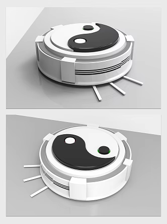 Modern sweeping robot Tai Chi sweeping robot 3d model