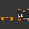 Modern Box Suitcase Toolbox Medicine Case 3d model