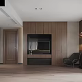 Modern Bedroom Interior Design With Bed Headboard Wall Windows Blinds Rug and Wooden Floors