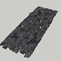Natural Stone And Wood Wall Decor With Textured Design For Home Interior