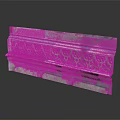 Ornamental Architectural Component Featuring Intricate Carvings Silver Finish And Perforated Patterns