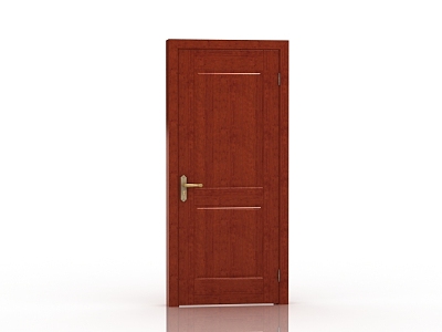 New Chinese Wooden Door 3d model