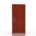 New Chinese Wooden Door 3d model