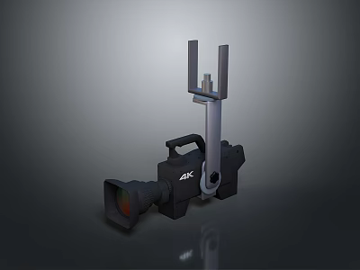Professional AKS Brand Electronic Optical Device With Mount And Lens Structure 3d model