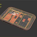 Premium Fresh Salmon Slices Packaged in Clear Plastic Tray for Cooking