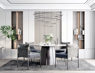 Modern Restaurant 3d model