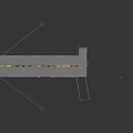 Modern Subway Station Interior Design With Security Check Equipment Blue Barriers And Screens