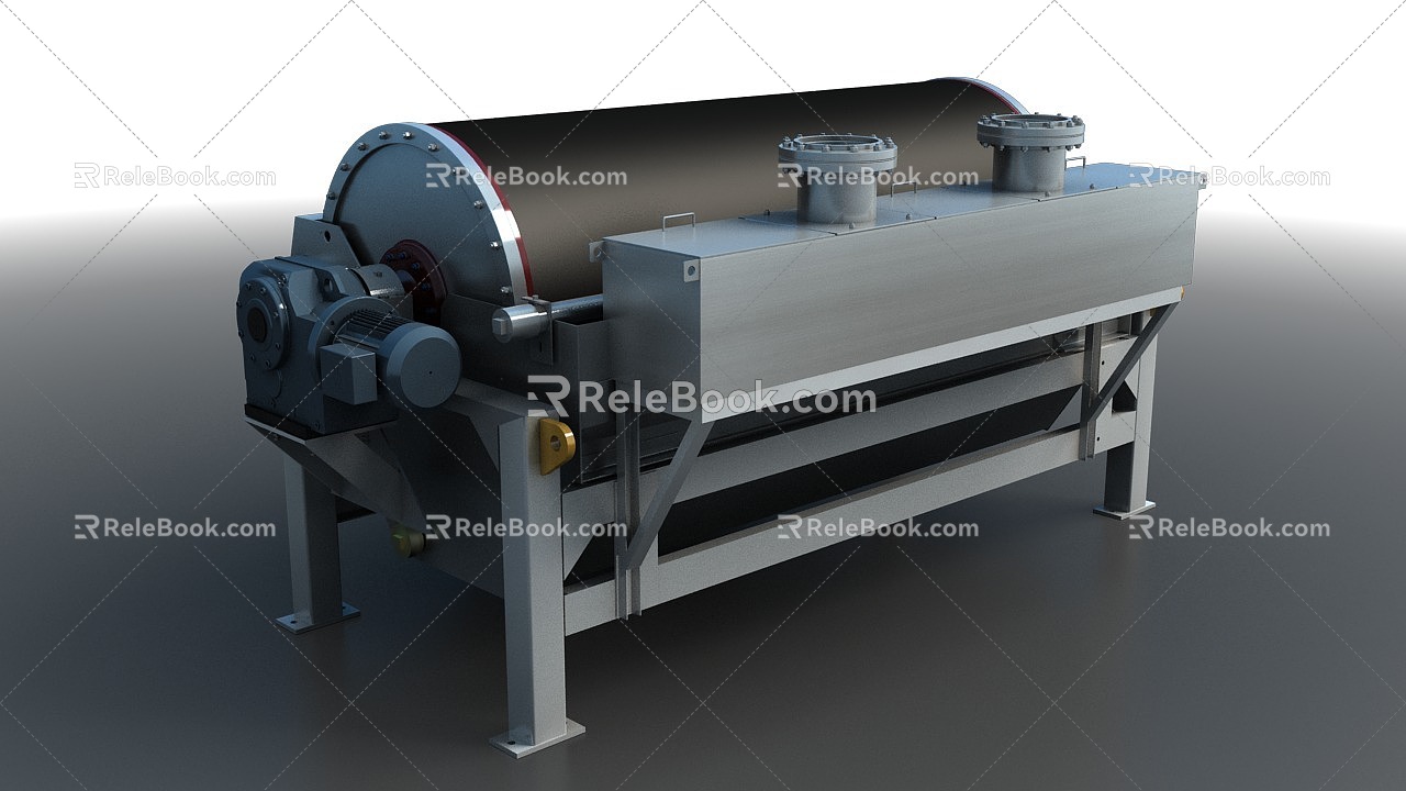 Magnetic Separator Industrial Equipment 3d model