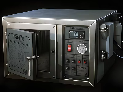 DASGIP Medical Laboratory Bioreactor System With Control Panel And Digital 3d model