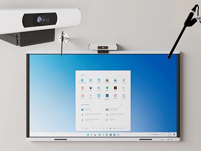 Projection Monitoring System With Large Screen Display And Smart Application Interface 3d model
