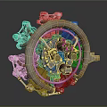 Modern Engine Jet Engine Aircraft Engine 3d model