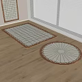 Modern Middle and Ancient Style Carpet Song Style Plush Living Room Carpet Bedroom Carpet Study Room Carpet 3d model