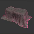 Elegant Checkered Linen Tablecloth For Home Dining Table Soft Fabric