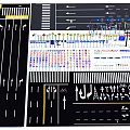 Essential Road Facilities Featuring Traffic Signs Lane Markings Directional Arrows And Zebra Crossings