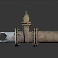 Durable Industrial Metal Valve With Brass Top And Multiple Pipe Connections For Machinery