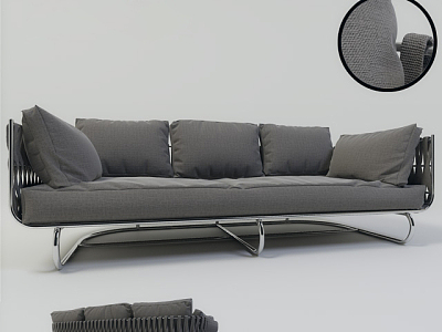 Three-seat sofa model