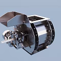 Industrial Mechanical Device With Metal Structure And Electric Motor Gear System