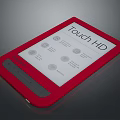 Touch HD Device With Red Case And Touch Screen Displaying Features
