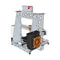 Advanced Office 3D Printer With Digital Display Metal Frame And Printing Bed Mechanism