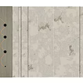 Bedroom Accent Wall With Textured Wood And Curved Lights