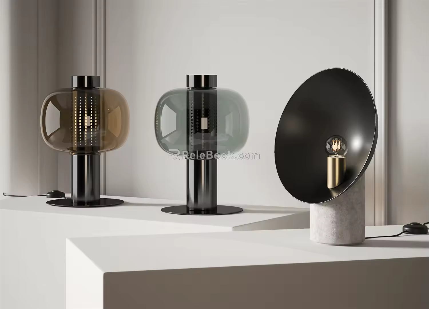 Modern table lamp 3d model