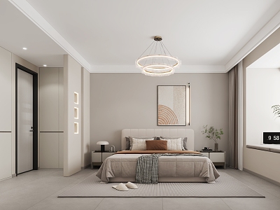 Modern Cream Bedroom Chandelier model