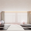 Modern Yoga Room 3d model