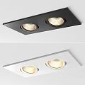 Modern Downlight Spot Light Modular Fixture K77 led spot Recessed 3d model