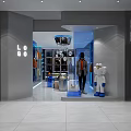 Modern Fashion Clothing Store Interior With Stylish Apparel And Mannequin Displays